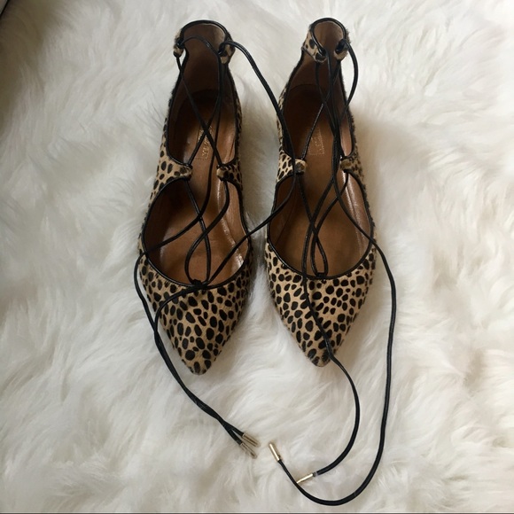 SOLD • Aquazzura Cheetah Christy Flat EUC - Picture 5 of 8